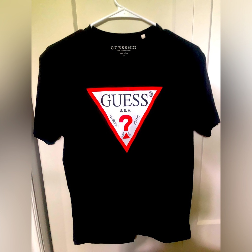 Guess Logo Black T-Shirt